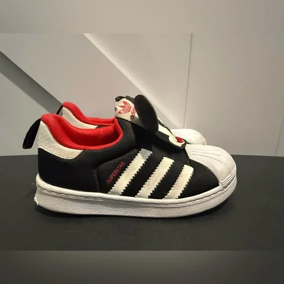 Adidas Toddler Mickey Black and White Shoes - Picture 4 of 6